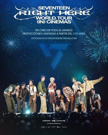 SEVENTEEN (RIGHT HERE) WORLD TOUR EN CINES